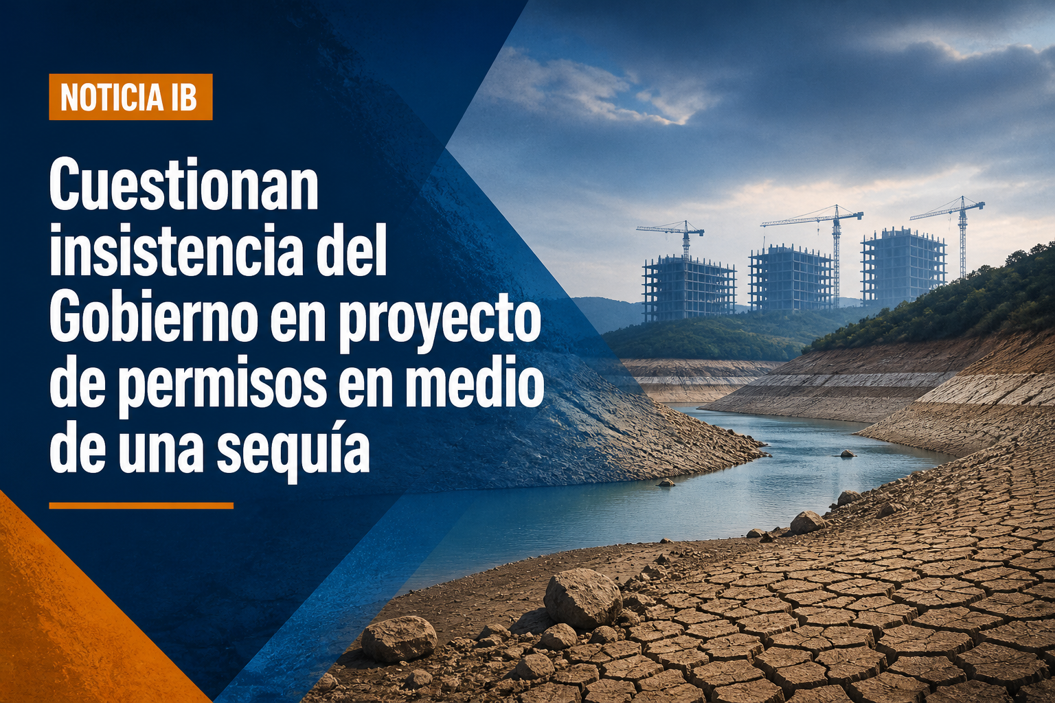 Cuestionan insistencia del Gobierno en proyecto de permisos en medio de una sequía