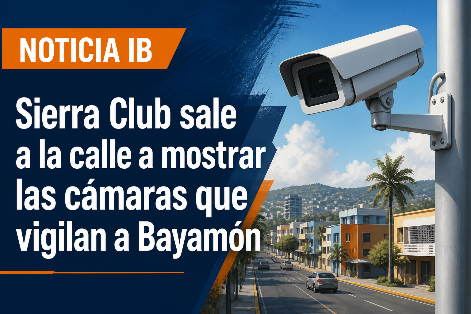 Sierra Club sale a la calle a mostrar las cámaras que vigilan a Bayamón